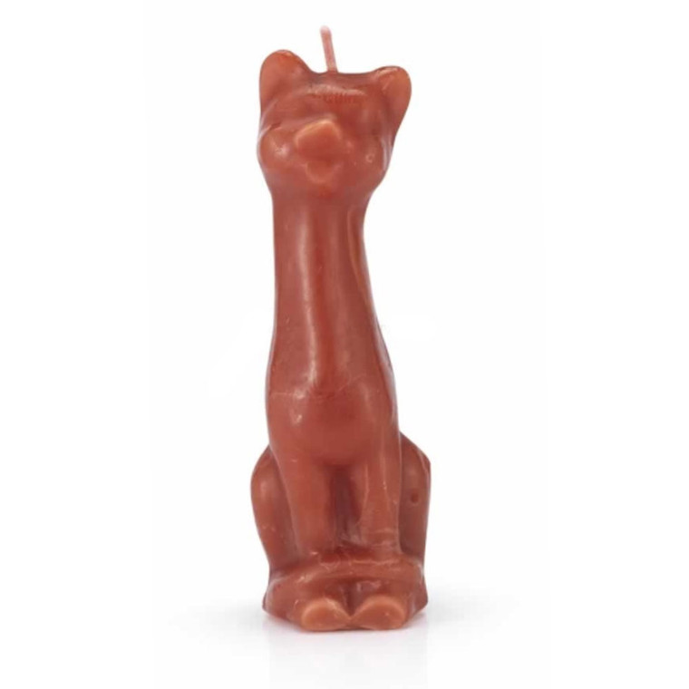 Cat Figure Candle (Red)