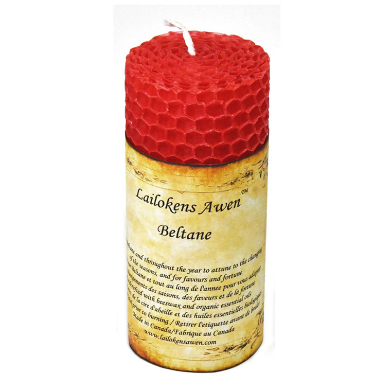 Beltane Altar Candle by Lailokens Awen
