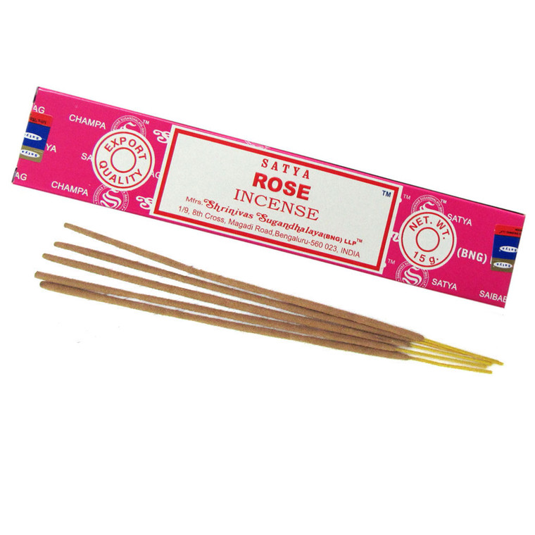 Rose Incense Sticks (15g) by Satya