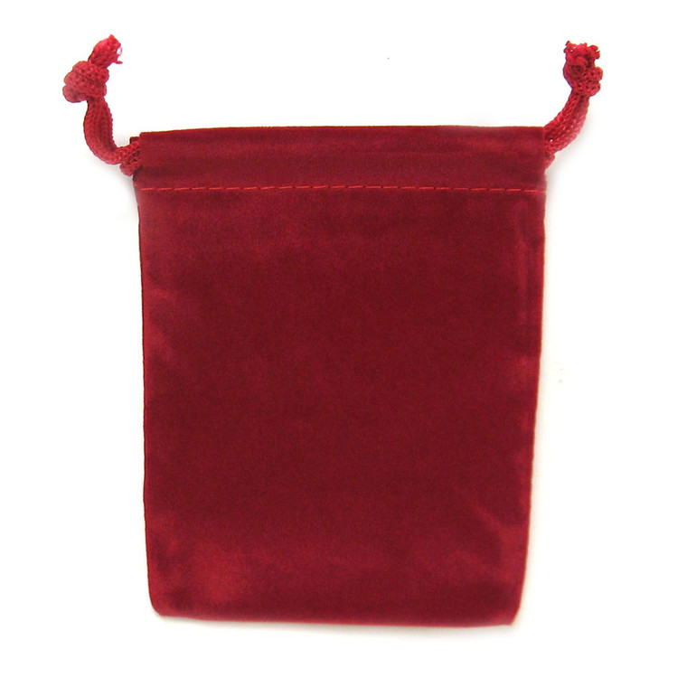 Red Velveteen Bag (3x4 Inches)
