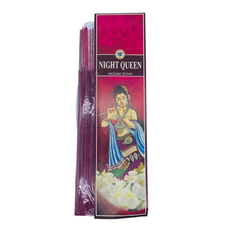 Night Queen Incense Sticks (20 Pack) by Pure Vibrations