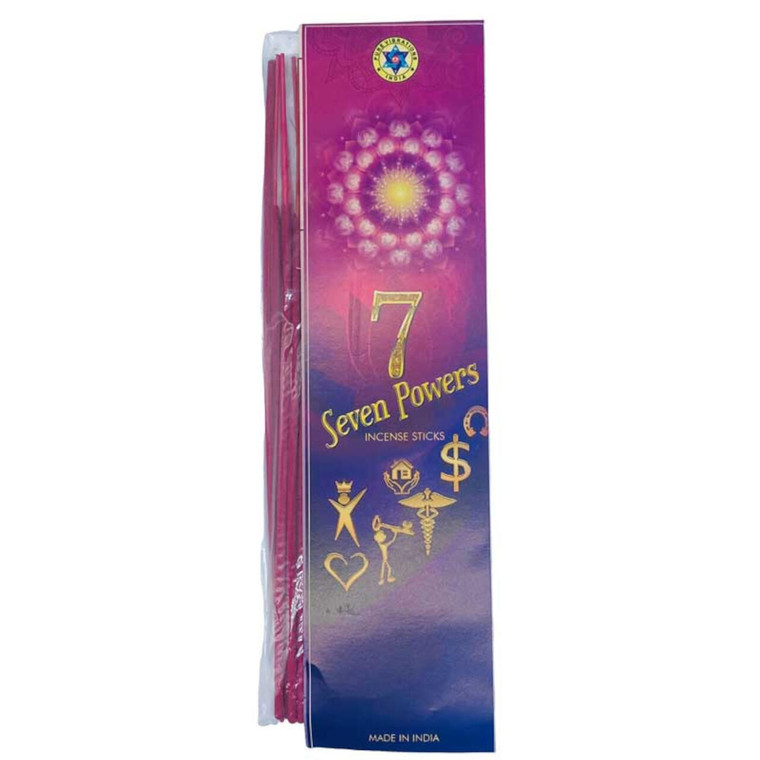 7 Powers Incense Sticks (20 Pack) by Pure Vibrations