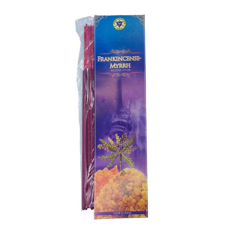 Frankincense & Myrrh Incense Sticks (20 Pack) by Pure Vibrations