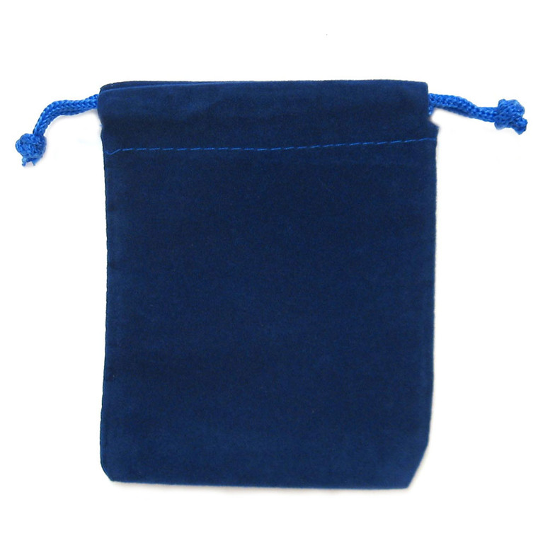 Blue Velveteen Bag (3x4 Inches)