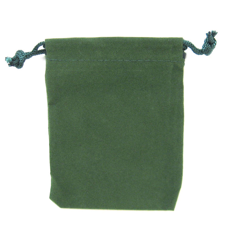 Green Velveteen Bag (3x4 Inches)