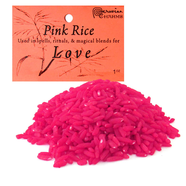 Pink Rice (1 oz) - Ritual Rice for Love