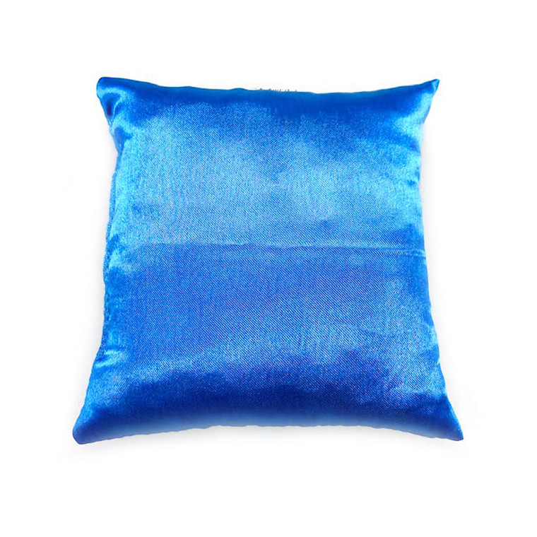 Blue Satin Cushion (4 Inches)