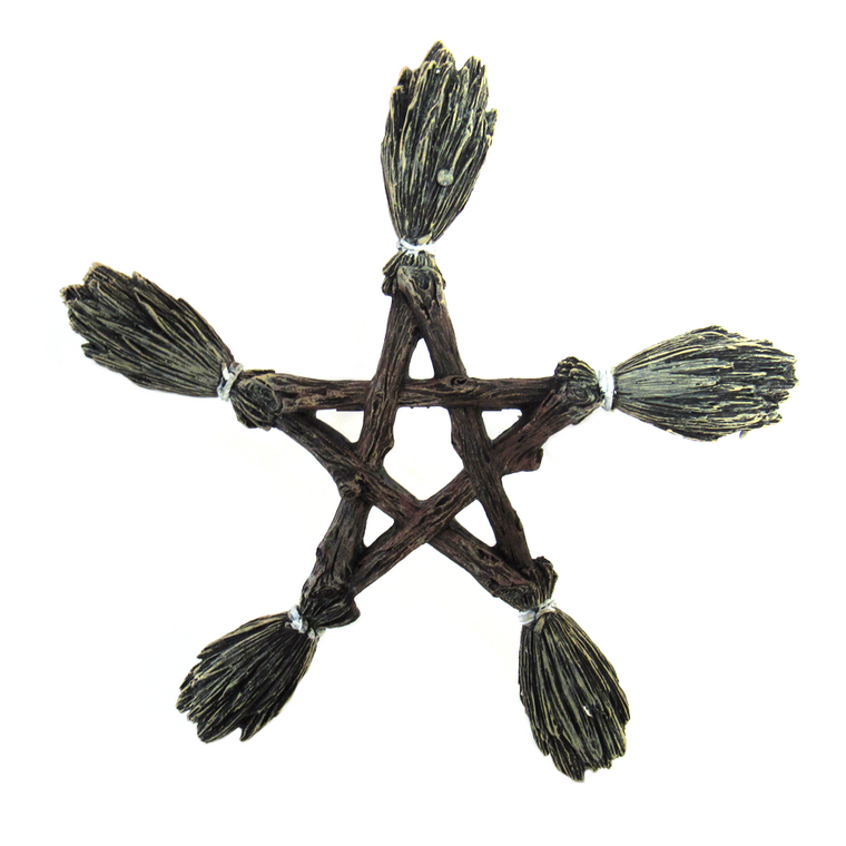 Broom Pentagram Wall Hanging