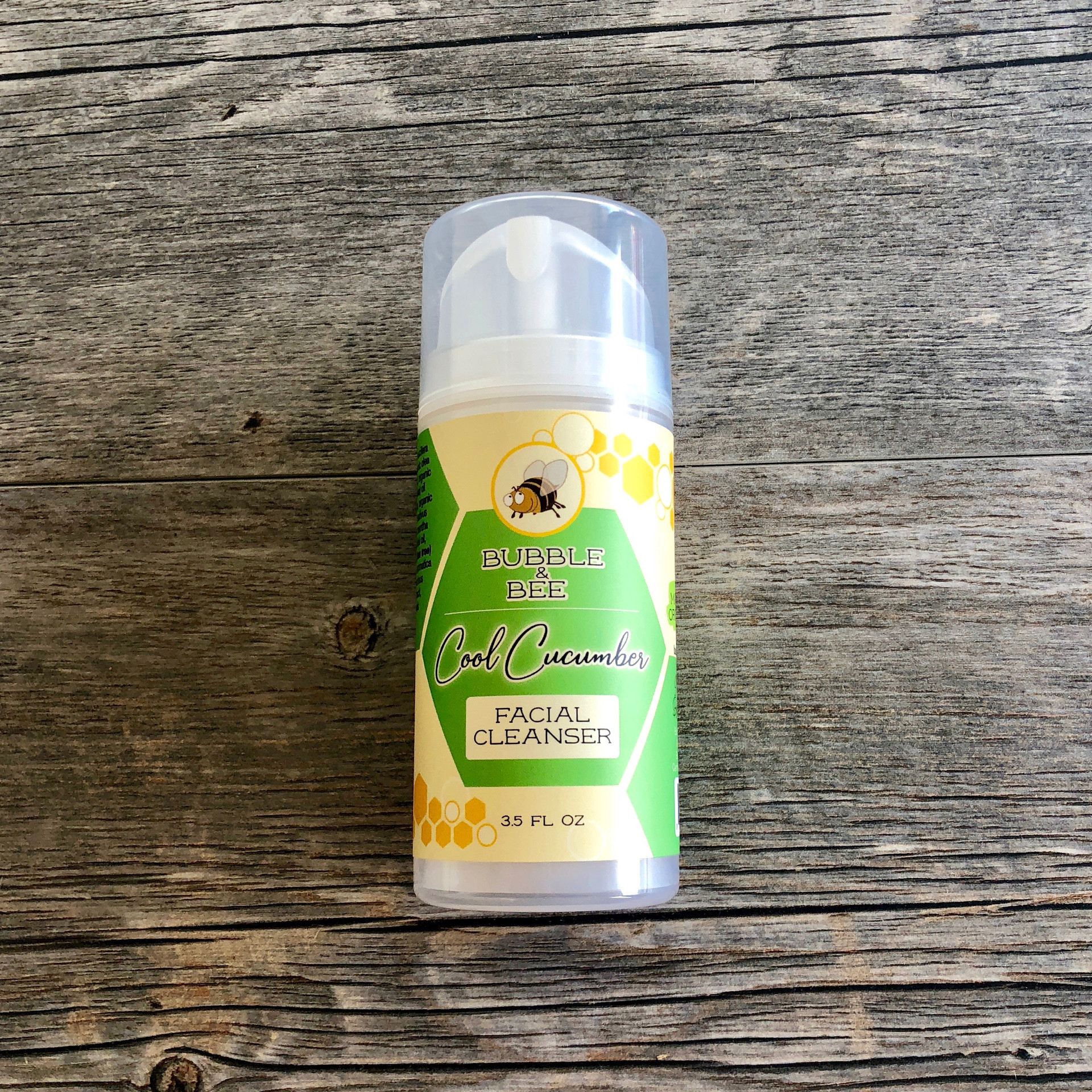 Organic Facial Cleanser Cool Cucumber Bubble & Bee Organic