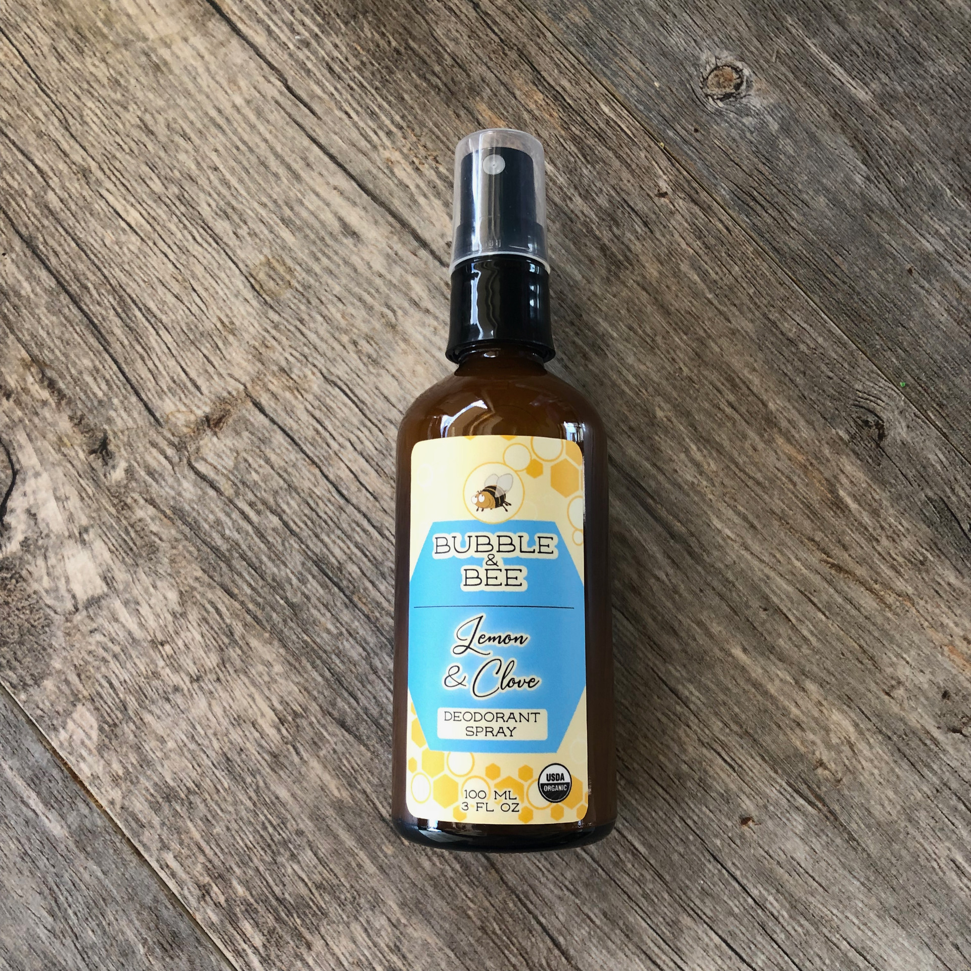 Organic Deodorant Spray USDA Organic | Bubble & Bee Organic