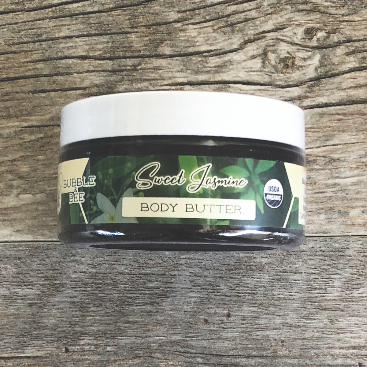 Organic Body Butter Sweet Jasmine 8 oz Bubble & Bee Org