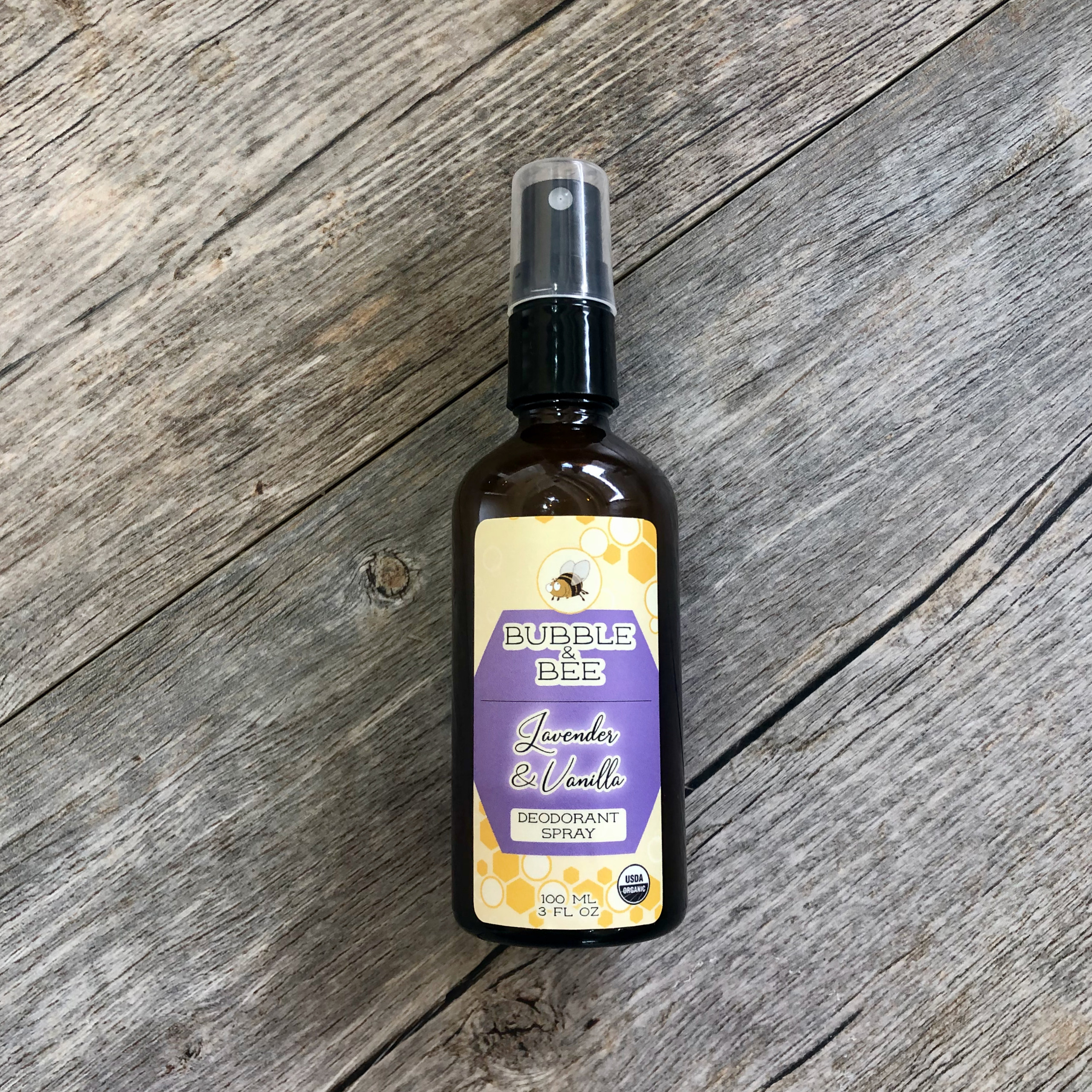 Organic Deodorant Spray USDA Organic | Bubble & Bee Organic