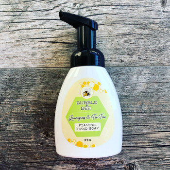 Lemongrass Tea Tree Foaming Hand Soap 8 oz