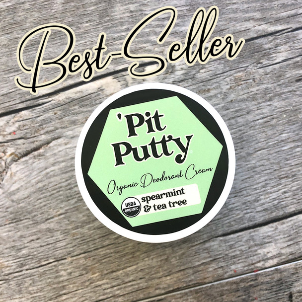 Spearmint & Tea Tree Pit Putty Organic Deodorant CREAM