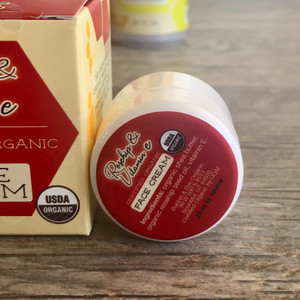 Organic Face Cream Trial Size USDA Certified | Bubble & Bee