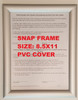 Aluminum Snap Frame for Poster  Inches, 25mm Profile, Color Silver