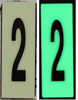 PHOTOLUMINESCENT DOOR NUMBER 2 HPD SIGN HEAVY DUTY / GLOW IN THE DARK "DOOR NUMBER TWO" HPD SIGN HEAVY DUTY PHOTOLUMINESCENT DOOR NUMBER 2 HPD SIGN HEAVY DUTY / GLOW IN THE DARK "DOOR NUMBER TWO" HPD SIGN HEAVY DUTY