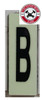 PHOTOLUMINESCENT DOOR NUMBER B SIGNAGE HEAVY DUTY / GLOW IN THE DARK "DOOR NUMBER" SIGNAGE HEAVY DUTY PHOTOLUMINESCENT DOOR NUMBER B SIGNAGE HEAVY DUTY / GLOW IN THE DARK "DOOR NUMBER" SIGNAGE HEAVY DUTY