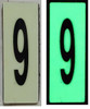 PHOTOLUMINESCENT DOOR NUMBER 9 HPD SIGN HEAVY DUTY / GLOW IN THE DARK "DOOR NUMBER NINE" HPD SIGN HEAVY DUTY PHOTOLUMINESCENT DOOR NUMBER 9 HPD SIGN HEAVY DUTY / GLOW IN THE DARK "DOOR NUMBER NINE" HPD SIGN HEAVY DUTY