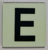 Glow in dark Number E SIGNAGE The Liberty Line Glow in dark Number E SIGNAGE The Liberty Line