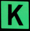 Glow in dark Number K HPD SIGN The Liberty Line Glow in dark Number K HPD SIGN The Liberty Line