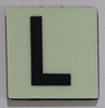 Glow in dark Number L HPD SIGN The Liberty Line Glow in dark Number L HPD SIGN The Liberty Line