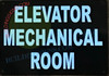 ELEVATOR ROOM DOB SIGN ELEVATOR ROOM DOB SIGN