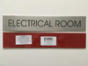 ELECTRICAL ROOM   Delicato line Signage