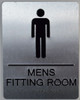 Men's Restroom SIGNAGE with Tactile Text and Braille SIGNAGE - Men's Restroom SIGNAGE with Tactile Text and Braille SIGNAGE -