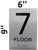 7th Floor Sign-Tactile Signs 7th Floor Sign-Tactile Signs