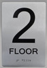 2nd Floor Sign-Tactile Signs 2nd Floor Sign-Tactile Signs