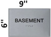 Basement Floor Number Sign-Tactile Signs Basement Floor Number Sign-Tactile Signs