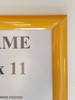 Yellow Snap Poster Frame/ Picture Frame / notice frame  Front Load Easy Open Snap frame Yellow Snap Poster Frame/ Picture Frame / notice frame  Front Load Easy Open Snap frame