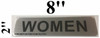 RESTROOM WOMEN SIGNAGE RESTROOM WOMEN SIGNAGE