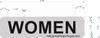 RESTROOM WOMEN BUILDING SIGN RESTROOM WOMEN BUILDING SIGN
