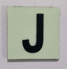 Glow in dark Number J sign The Liberty Line Glow in dark Number J sign The Liberty Line
