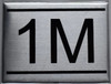 APARTMENT NUMBER Sign1M -BRUSHED ALUMINUM APARTMENT NUMBER Sign1M -BRUSHED ALUMINUM