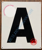 LETTER A SignWHITE