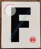 LETTER F SignWHITE