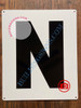 LETTER N SignWHITE