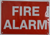 FIRE Alarm  Sign FIRE Alarm  Sign