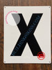 LETTER X SignWHITE