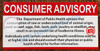 Consumer Advisory Consuming Raw Or Undercooked Safety HPD SIGN Consumer Advisory Consuming Raw Or Undercooked Safety HPD SIGN