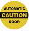 Caution Automatic Door Sticker Caution Automatic Door Sticker
