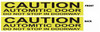 Caution Automatic Door DO NOT Stop in Doorway Safety Sign Caution Automatic Door DO NOT Stop in Doorway Safety Sign