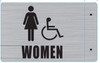 Women ACCESSIBLE Restroom Projection Sign- Women ACCESSIBLE Restroom 3D HPD SIGN Women ACCESSIBLE Restroom Projection Sign- Women ACCESSIBLE Restroom 3D HPD SIGN