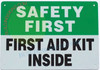 FIRST AID KIT INSIDE DOB SIGN FIRST AID KIT INSIDE DOB SIGN