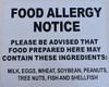 FOOD ALLERGY HPD SIGN FOOD ALLERGY HPD SIGN