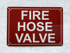 FIRE HOSE VALVE COMPLIANCE SIGN