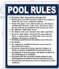 NYC POOLS RULES SIGN
